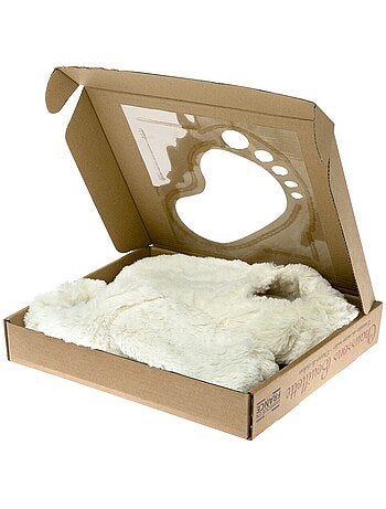 Chaussons bouillottes Beiges - Made in France