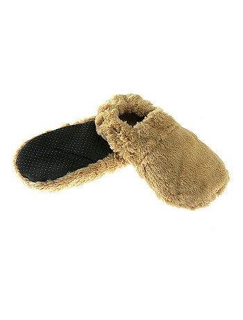 Chaussons bouillottes Caramel - Made in France