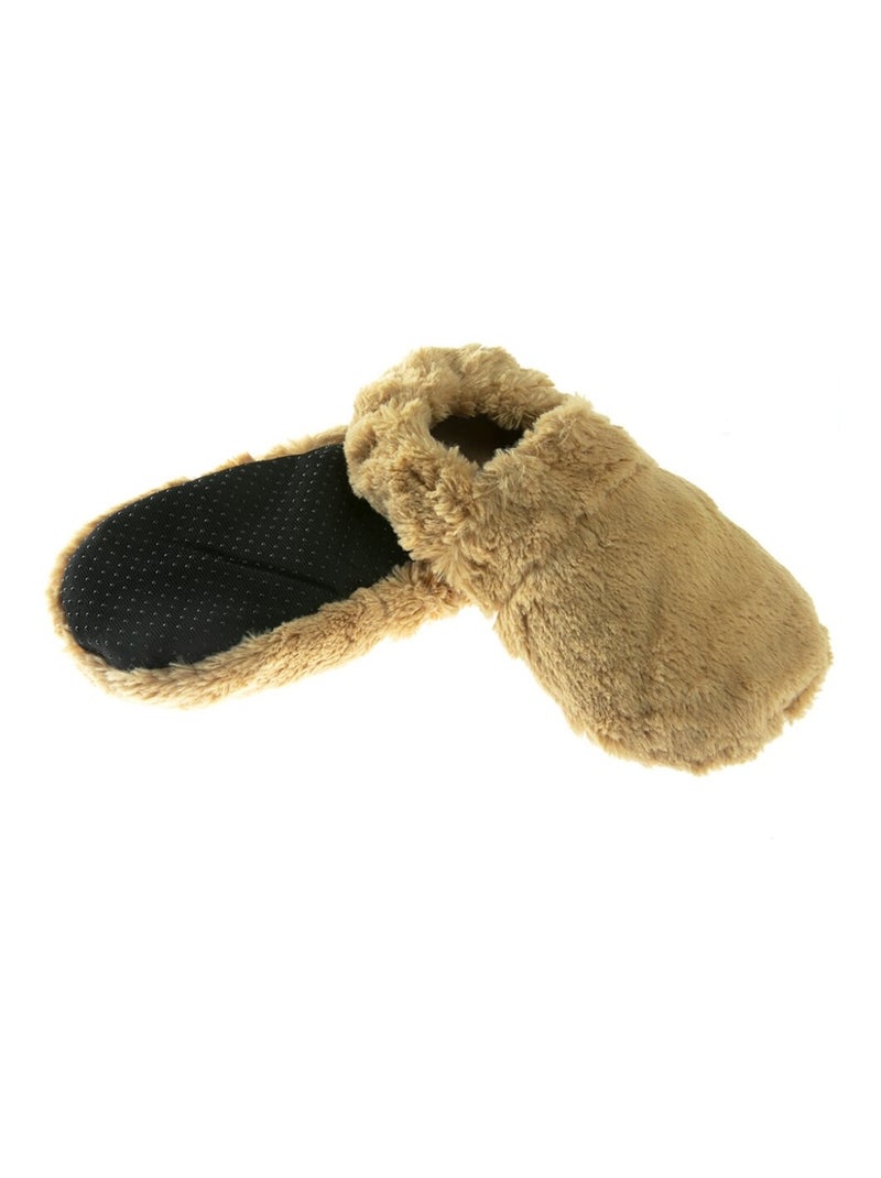 Chaussons bouillottes Caramel - Made in France Marron - Kiabi