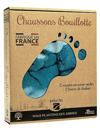Chaussons bouillottes Celeste - Made in France