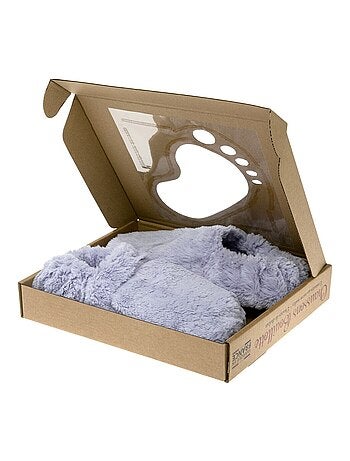 Chaussons bouillottes Lavande - Made in France