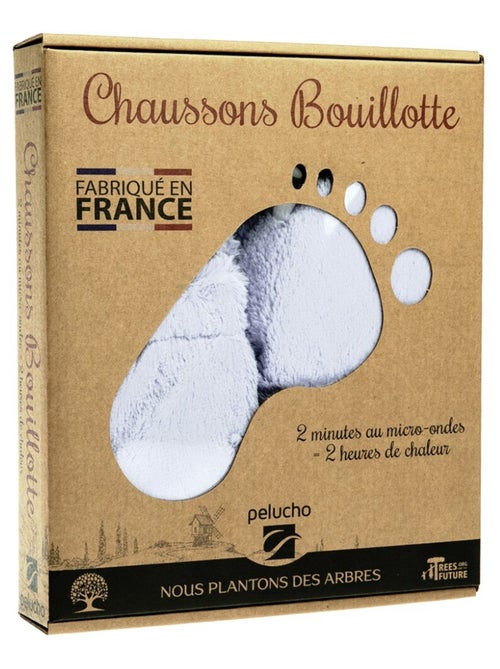 Chaussons bouillottes Lavande - Made in France - Kiabi