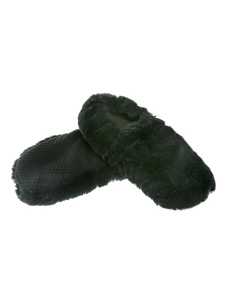 Chaussons bouillottes Noirs - Made in France Noir Noir - Kiabi