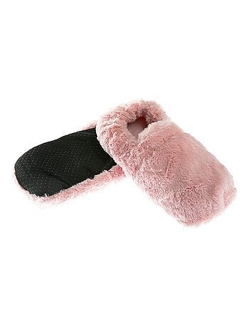 Chaussons bouillottes Roses - Made in France