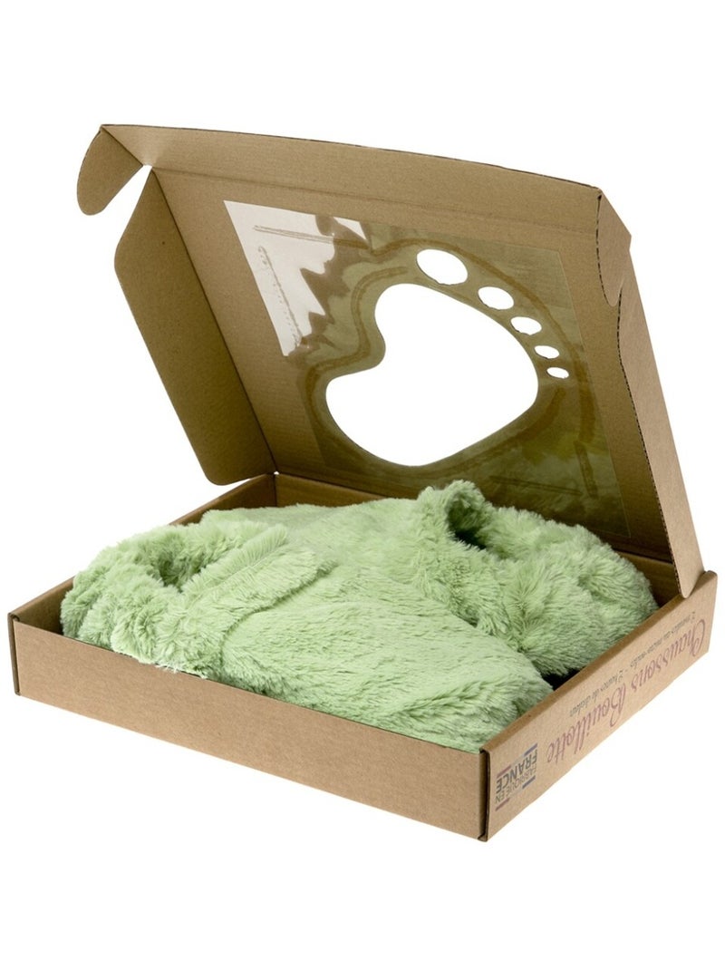 Chaussons bouillottes Vert Pastel - Made in France Vert - Kiabi