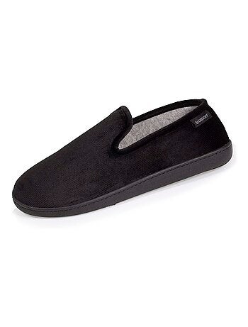 Chaussons charentaises côtelées homme Isotoner