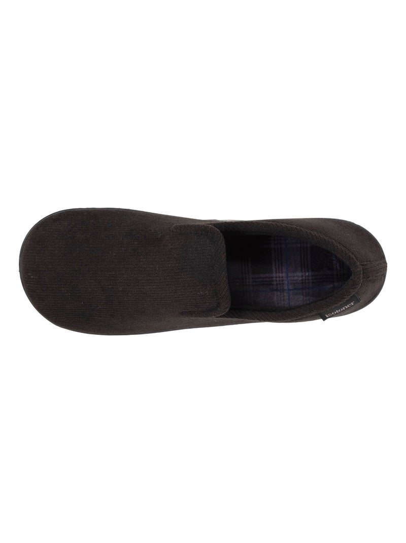 Chaussons charentaises  homme Isotoner Noir - Kiabi