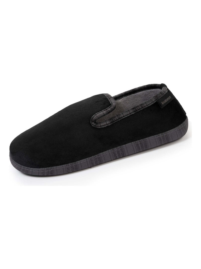 Chaussons charentaises homme tartan noir Isotoner Noir - Kiabi