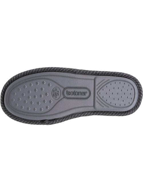 Chaussons charentaises jersey, facile à enfiler, élastique de homme Isotoner - Kiabi