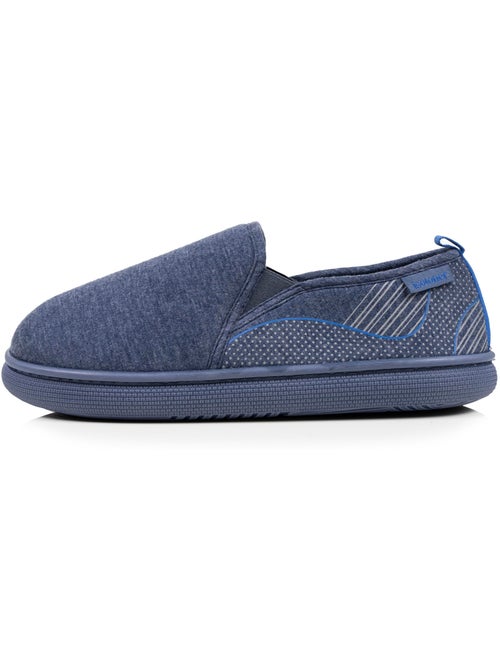 Chaussons charentaises jersey, semelle bloup XTRA confort, bon homme Isotoner - Kiabi