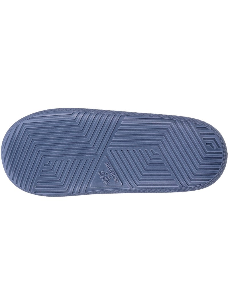 Chaussons charentaises jersey, semelle bloup XTRA confort, bon homme Isotoner Bleu marine - Kiabi