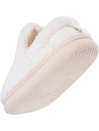 Chaussons charentaises suédine semelle bloup extra confort femme Isotoner