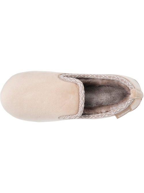 Chaussons charentaises microvelours semelle ergonomique, mousse femme Isotoner - Kiabi Chaussons charentaises microvelours semelle ergonomique, mousse femme Isotoner - Kiabi