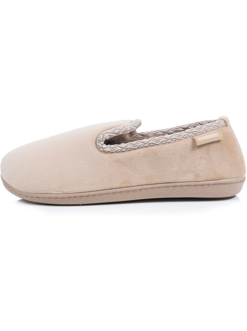 Chaussons charentaises microvelours semelle ergonomique, mousse femme Isotoner - Kiabi Chaussons charentaises microvelours semelle ergonomique, mousse femme Isotoner - Kiabi