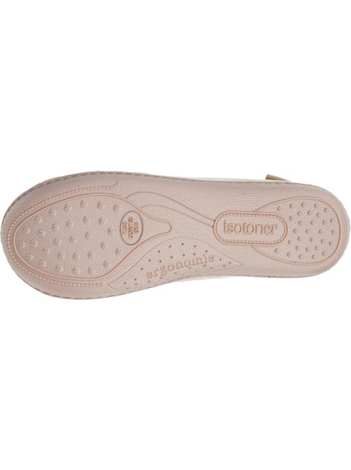 Chaussons charentaises microvelours semelle ergonomique, mousse femme Isotoner - Kiabi Chaussons charentaises microvelours semelle ergonomique, mousse femme Isotoner - Kiabi