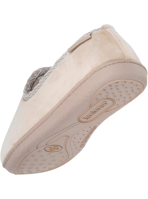 Chaussons charentaises microvelours semelle ergonomique, mousse femme Isotoner - Kiabi Chaussons charentaises microvelours semelle ergonomique, mousse femme Isotoner - Kiabi