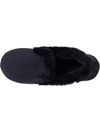 Chaussons charentaises microvelours semelle ergonomique, mousse femme isotoner