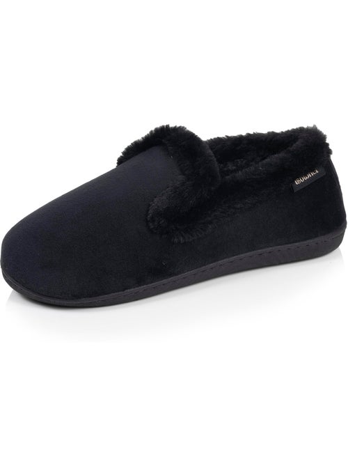 Chaussons charentaises microvelours semelle ergonomique, mousse femme Isotoner - Kiabi Chaussons charentaises microvelours semelle ergonomique, mousse femme Isotoner - Kiabi