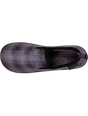 Chaussons charentaises microvelours semelle ergonomique, mousse homme
