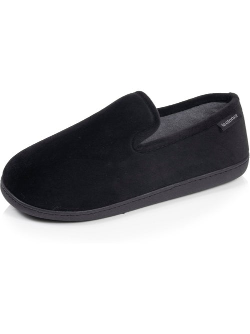 Chaussons charentaises microvelours semelle ergonomique, mousse homme isotoner - Kiabi Chaussons charentaises microvelours semelle ergonomique, mousse homme isotoner - Kiabi