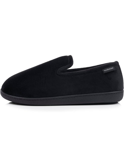 Chaussons charentaises microvelours semelle ergonomique, mousse homme isotoner - Kiabi Chaussons charentaises microvelours semelle ergonomique, mousse homme isotoner - Kiabi