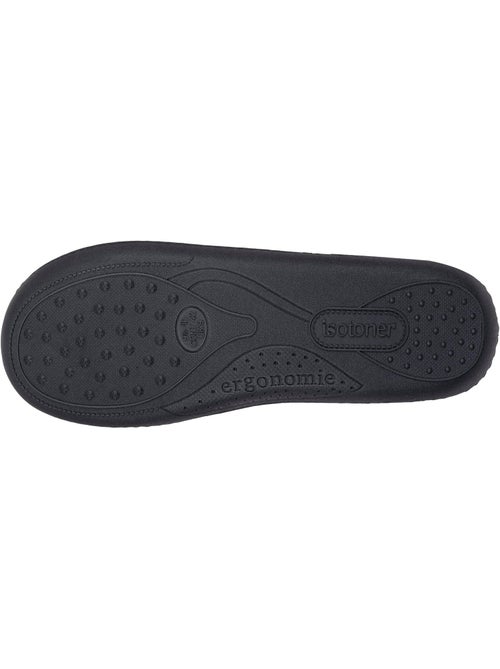 Chaussons charentaises microvelours semelle ergonomique, mousse homme isotoner - Kiabi Chaussons charentaises microvelours semelle ergonomique, mousse homme isotoner - Kiabi