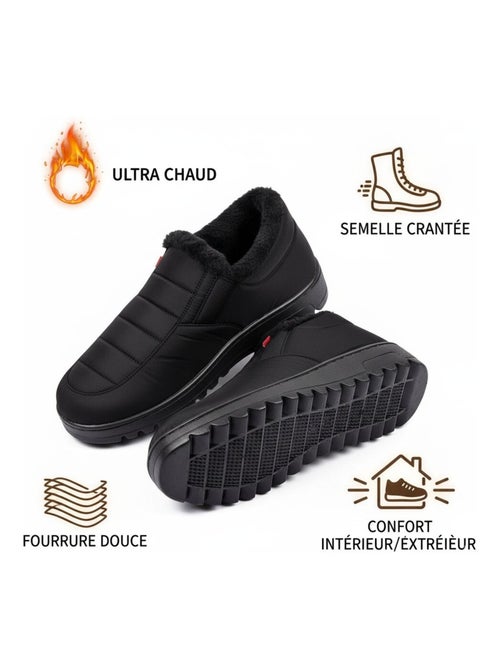 Chaussons charentaises montantes PREMIUM MU9738 - Kiabi