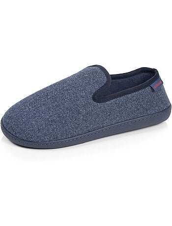 Chaussons charentaises microvelours semelle ergonomique, mousse homme