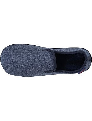 Chaussons charentaises microvelours semelle ergonomique, mousse homme