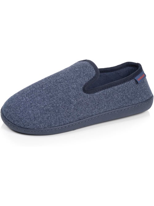 Chaussons charentaises polaire chinée semelle ergonomique, homme isotoner - Kiabi Chaussons charentaises polaire chinée semelle ergonomique, homme isotoner - Kiabi