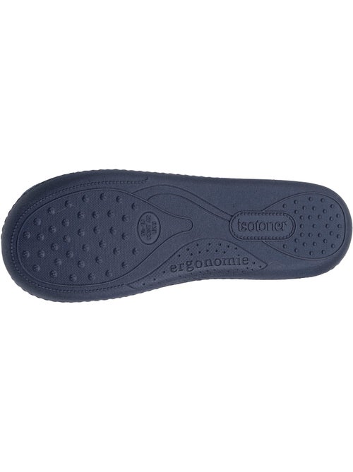 Chaussons charentaises polaire chinée semelle ergonomique, homme isotoner - Kiabi Chaussons charentaises polaire chinée semelle ergonomique, homme isotoner - Kiabi