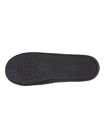 Chaussons charentaises semelle à mémoire de forme homme Isotoner