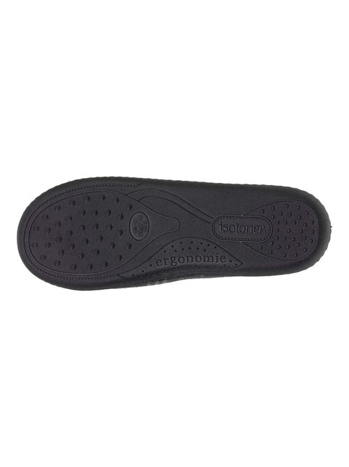 Chaussons charentaises semelle à mémoire de forme homme Isotoner - Kiabi