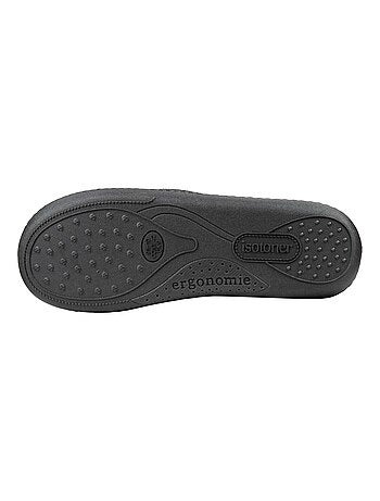 Chaussons charentaises semelle à mémoire de forme homme Isotoner