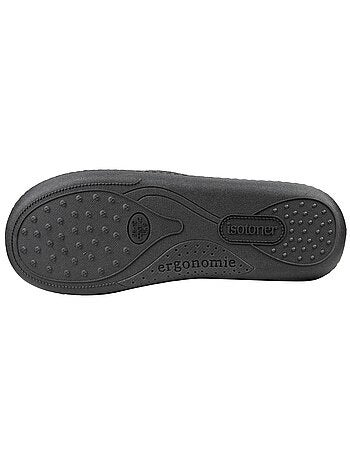 Chaussons charentaises semelle à mémoire de forme homme Isotoner