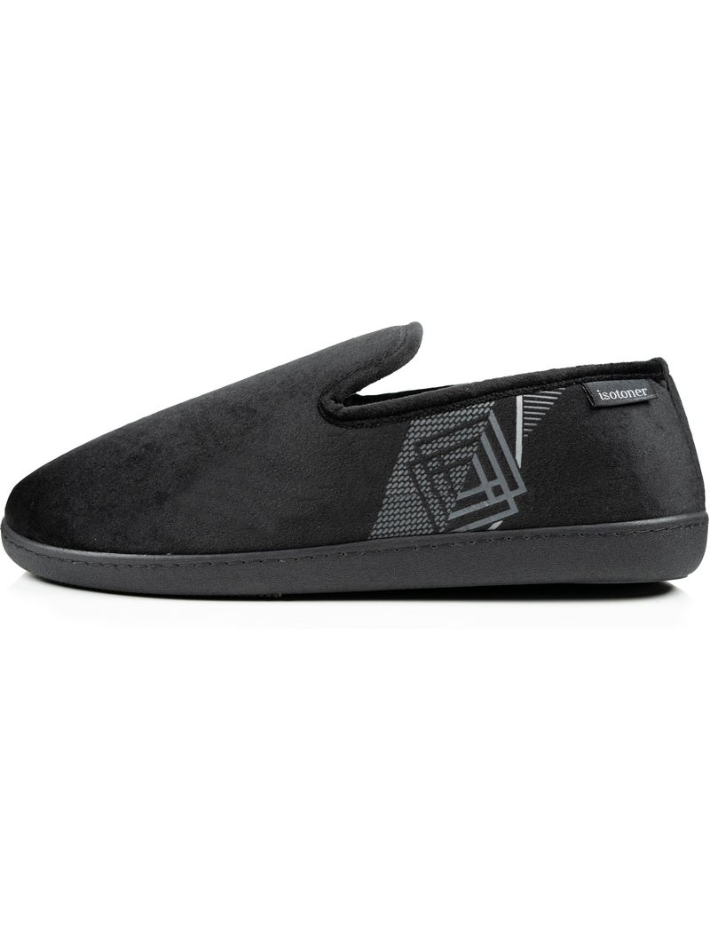 Chaussons charentaises semelle à mémoire de forme homme Noir - Kiabi