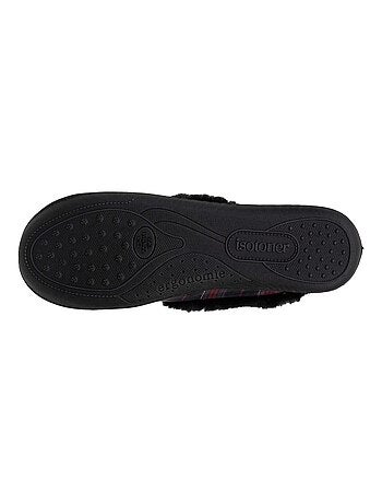 Chaussons charentaises semelle ergonomique confort, chauds femme Isotoner