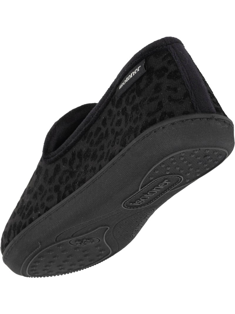Chaussons charentaises semelle ergonomique confort, chauds femme Noir - Kiabi