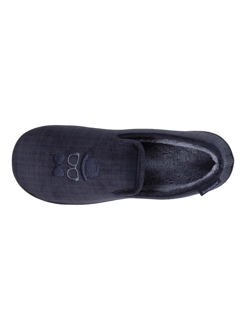 Chaussons charentaises Semelle ergonomique, soutien voûte homme Isotoner Bleu marine - Kiabi