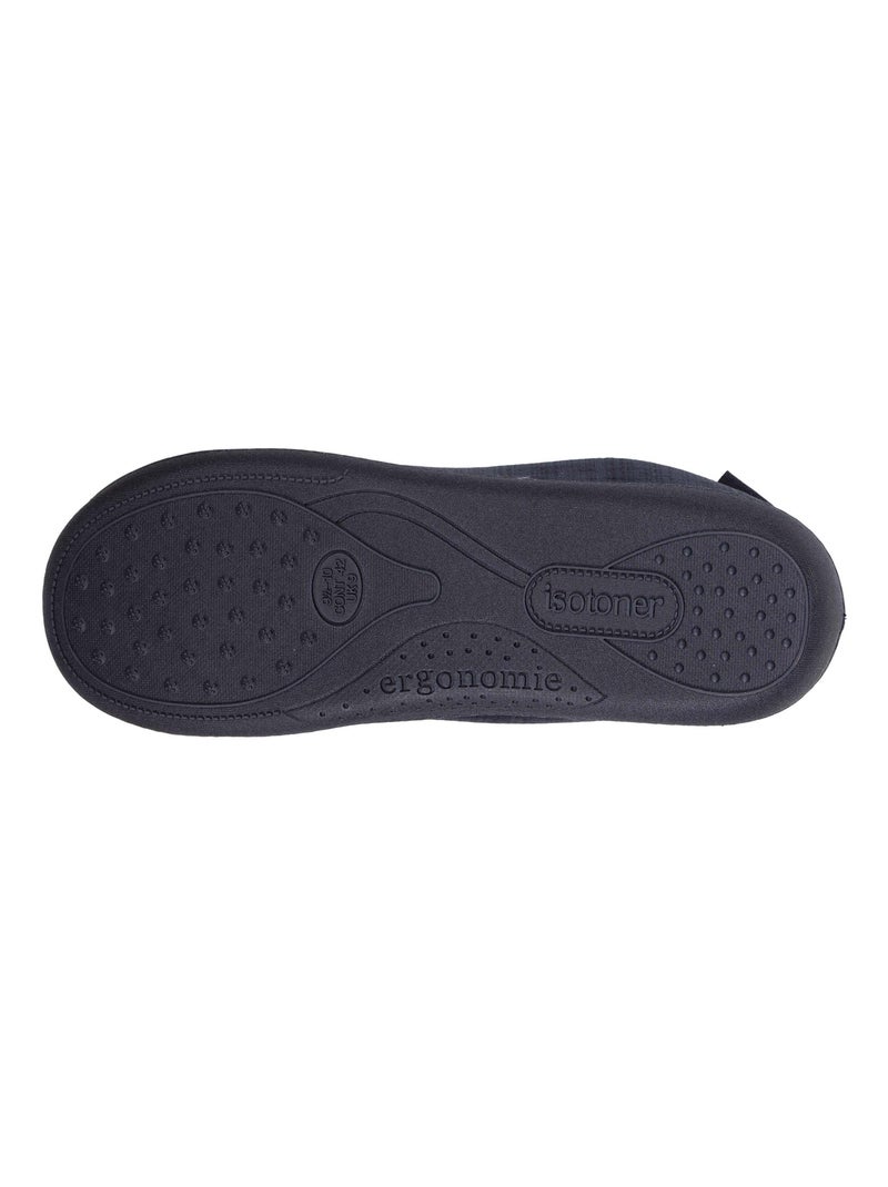 Chaussons charentaises Semelle ergonomique, soutien voûte homme Isotoner Bleu marine - Kiabi