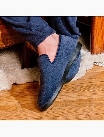 Chaussons charentaises souples, ultra confortables et légers, homme Isotoner