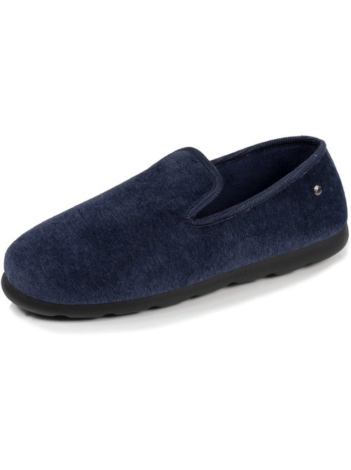 Chaussons charentaises souples en velours, ultra confortables homme Isotoner - Kiabi