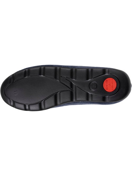 Chaussons charentaises souples en velours, ultra confortables homme Isotoner - Kiabi