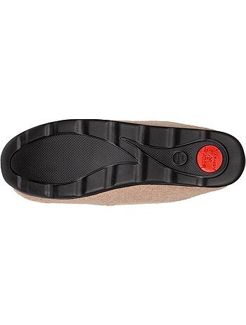 Chaussons charentaises souples, ultra confortables et légers, femme isotoner