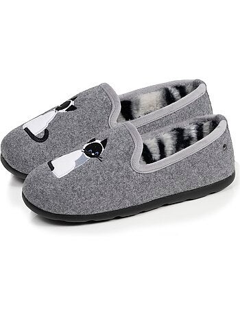Chaussons charentaises souples, ultra confortables et légers, femme isotoner