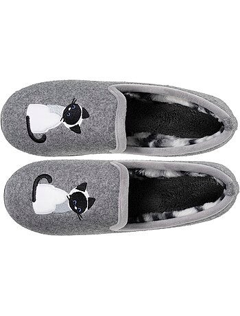 Chaussons charentaises souples, ultra confortables et légers, femme isotoner