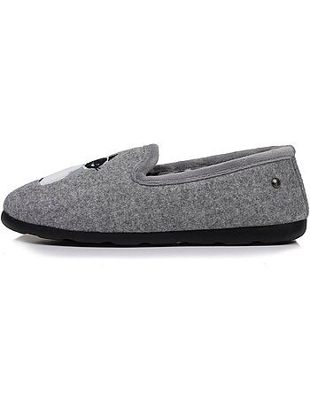 Chaussons charentaises souples, ultra confortables et légers, femme isotoner