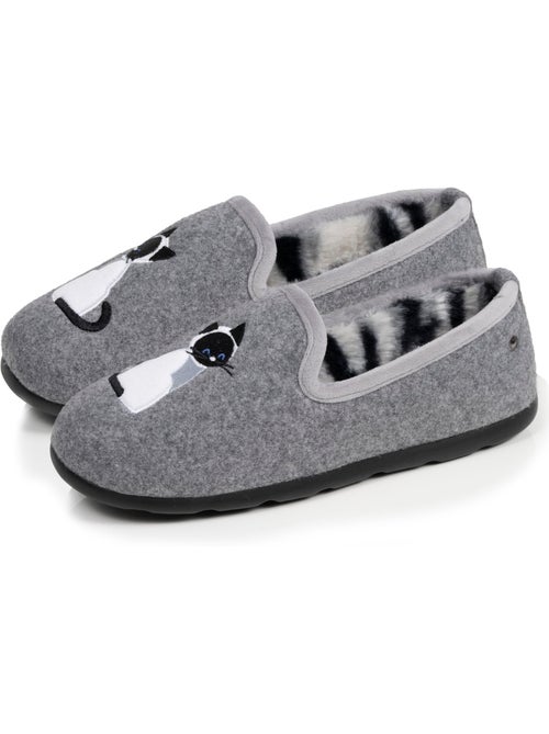Chaussons charentaises souples, ultra confortables et légers, femme isotoner - Kiabi
