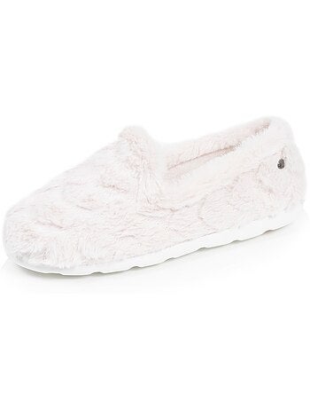 Chaussons charentaises souples, ultra confortables et légers, femme isotoner