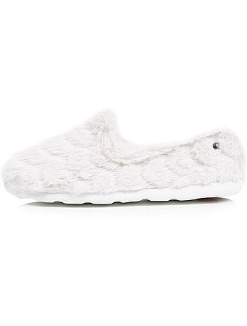 Chaussons charentaises souples, ultra confortables et légers, femme isotoner
